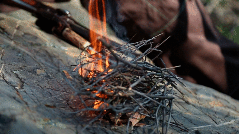 ¿Cómo hacer fuego con elementos naturales?