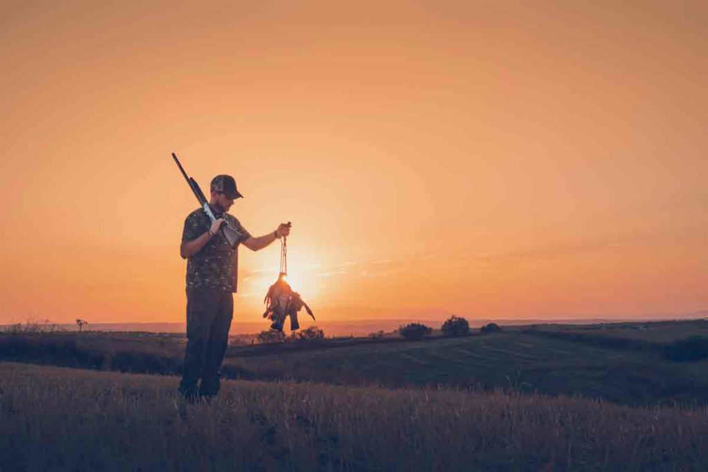 Un cazador en media veda.