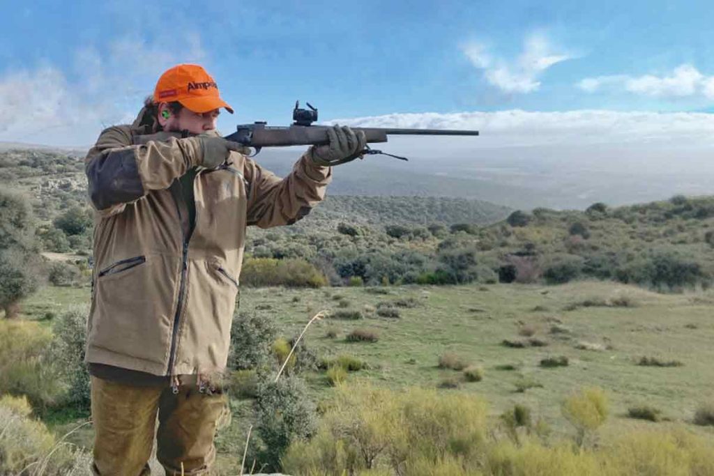 Un cazador en una montería.