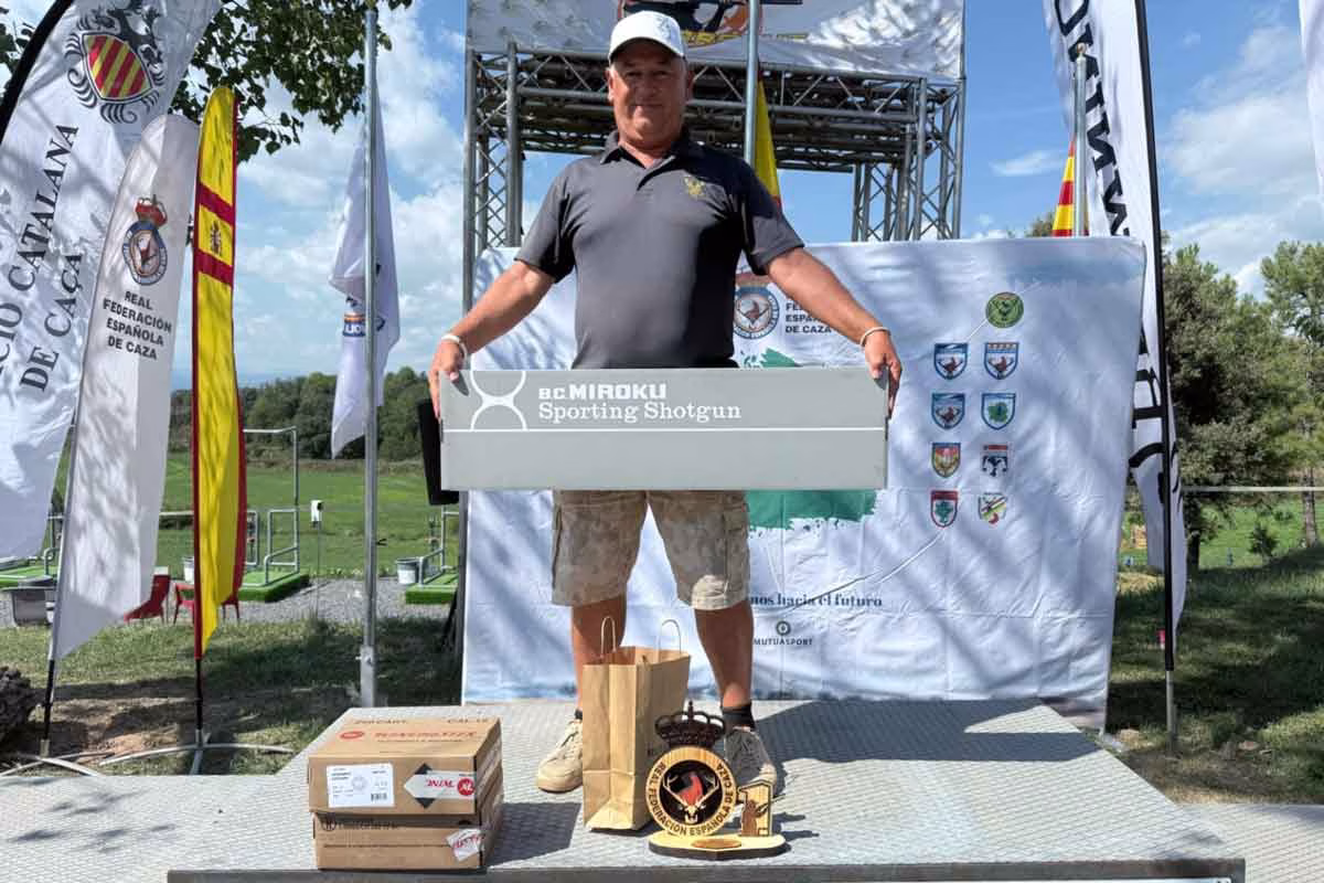 Juan Valero, campeón de España de Compak Sporting.