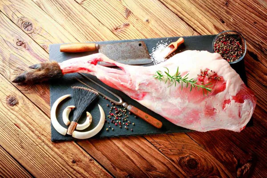 Un jamón de jabalí.