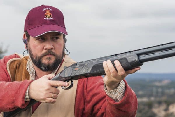 El autor de la prueba con la Beretta 688.