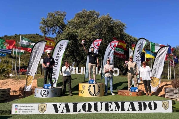 Podio del Campeonato de Recorridos de Caza 2026.