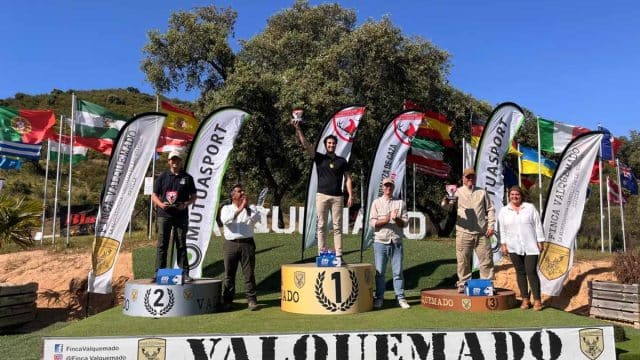 Podio del Campeonato de Recorridos de Caza 2026.