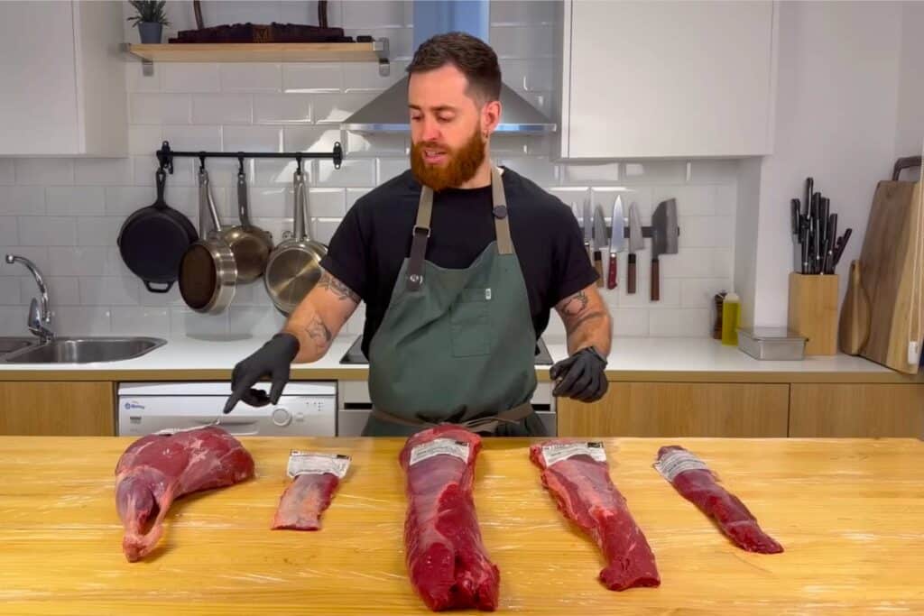 Una cata de carne de caza.