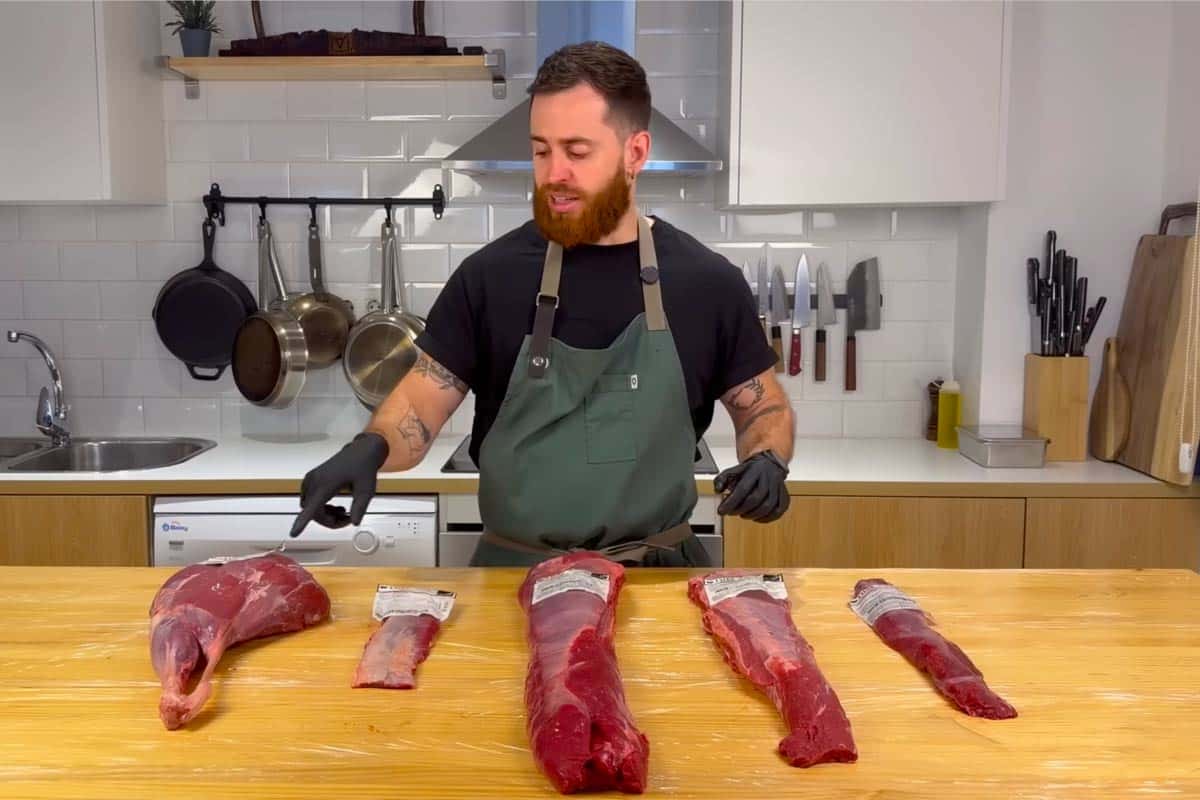 Una cata de carne de caza.