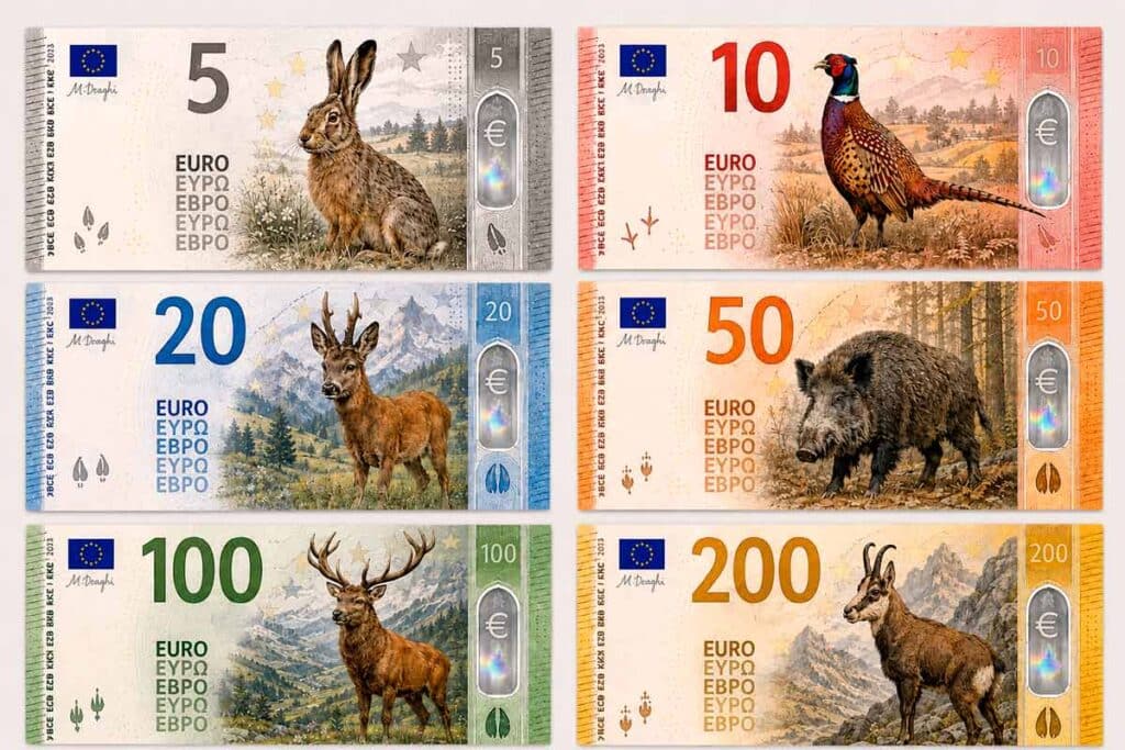 BILLETES-ANIMALES-CAZA