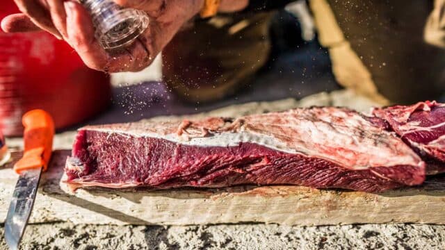 Carne de caza.