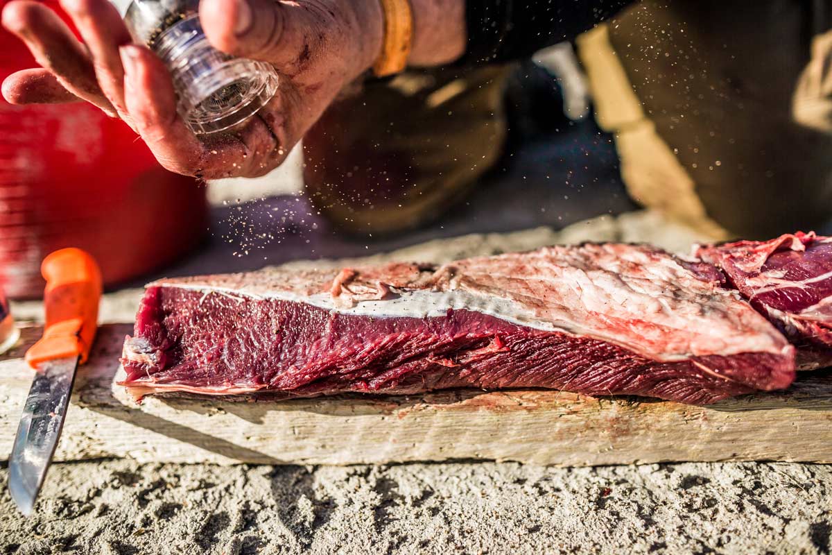 Carne de caza.